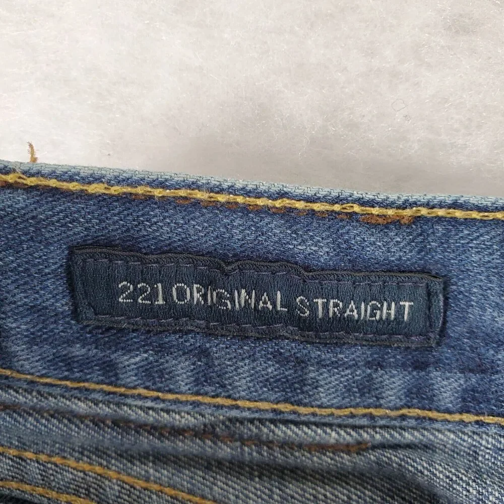 36x30 (actual 38x31) Lucky Jeans 221 Original Straight Men's Medium Wash Denim